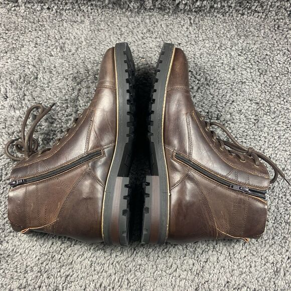 B-52 by Bullboxer mens size 11 lace up casual ankle boots brown main image 4